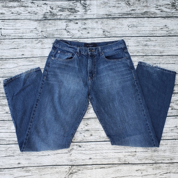 Calvin Klein Relaxed Straight Fit Jeans - Picture 2 of 7